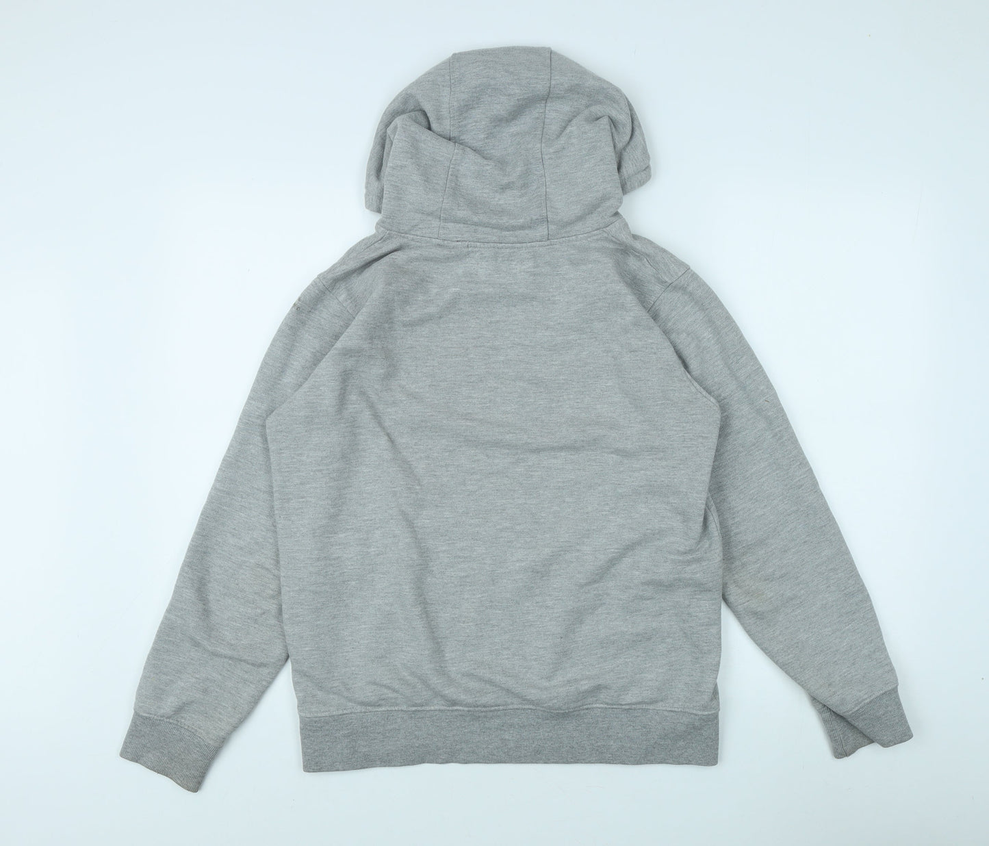 Mens UK Size M Brave Soul Grey Pullover Hoodie