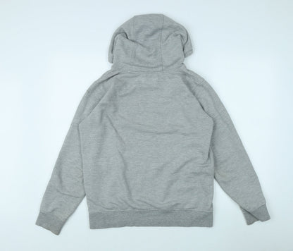 Mens UK Size M Brave Soul Grey Pullover Hoodie