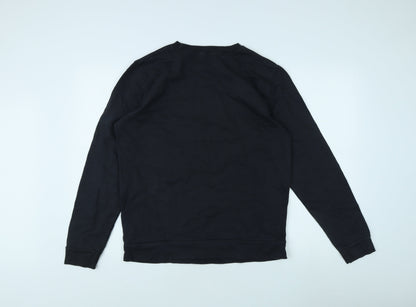 Topman Men's Black Paris Sweatshirt L Pullover