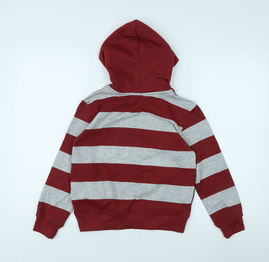 DKNY Unisex Striped Hoodie Multicoloured Size 8