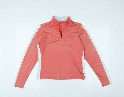 Adidas Women's Pink Pullover Size 12, Lightweight Zip