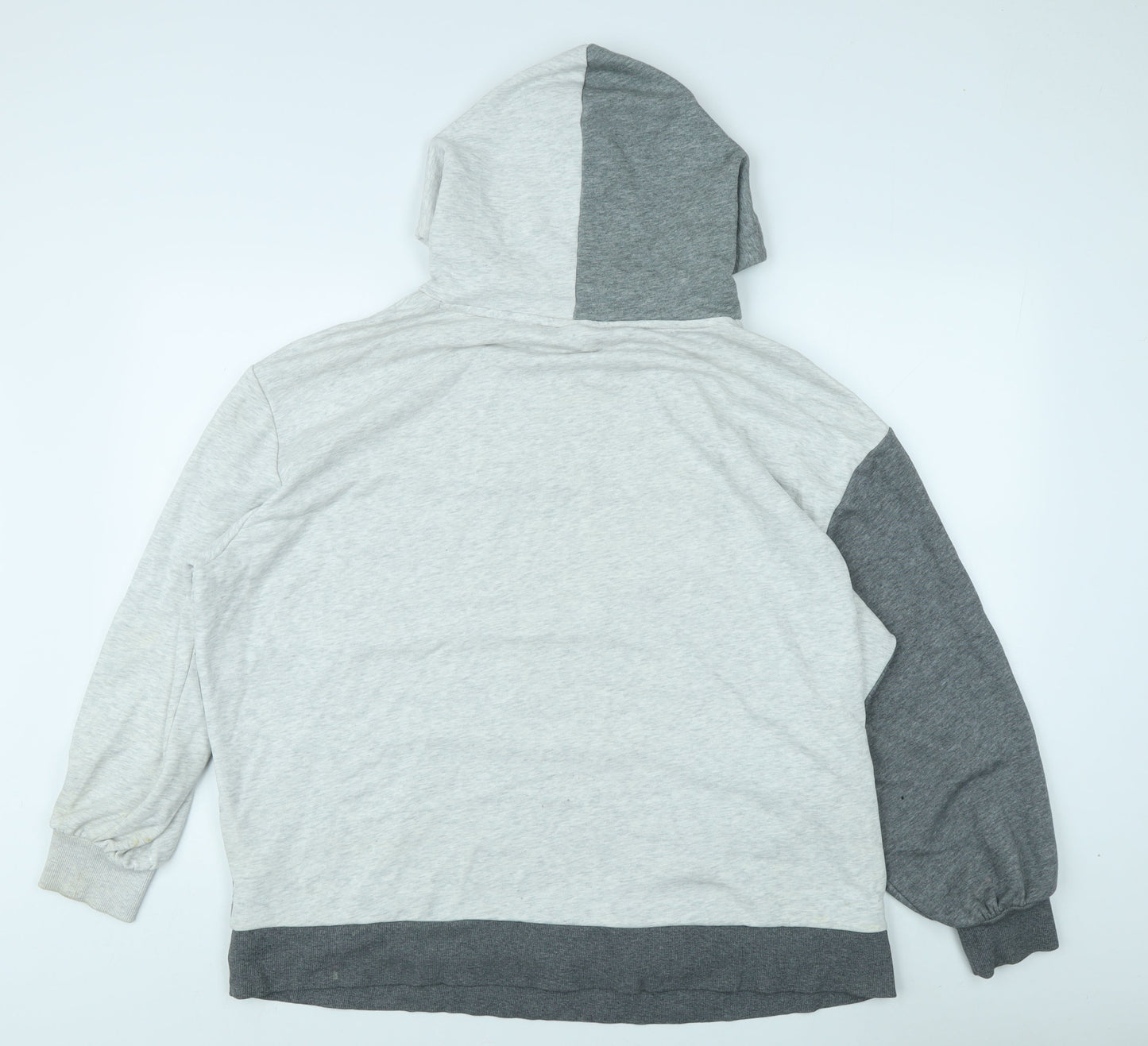 Puma Women's Grey Pullover Hoodie, M, Sporty Casual Style