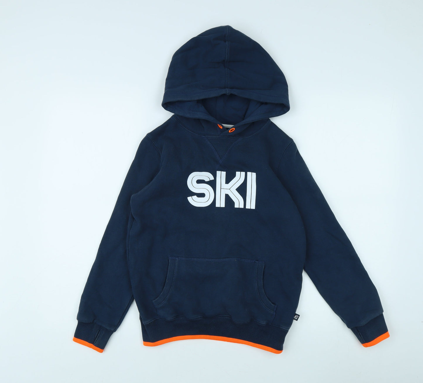 St. Bert's Boys Blue Ski Pullover Hoodie, Size 9-10 Years