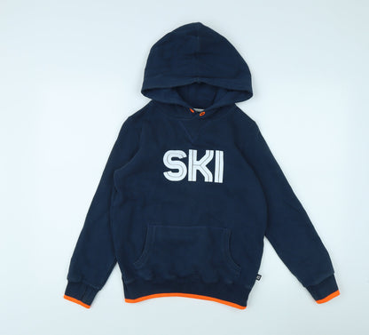 St. Bert's Boys Blue Ski Pullover Hoodie, Size 9-10 Years