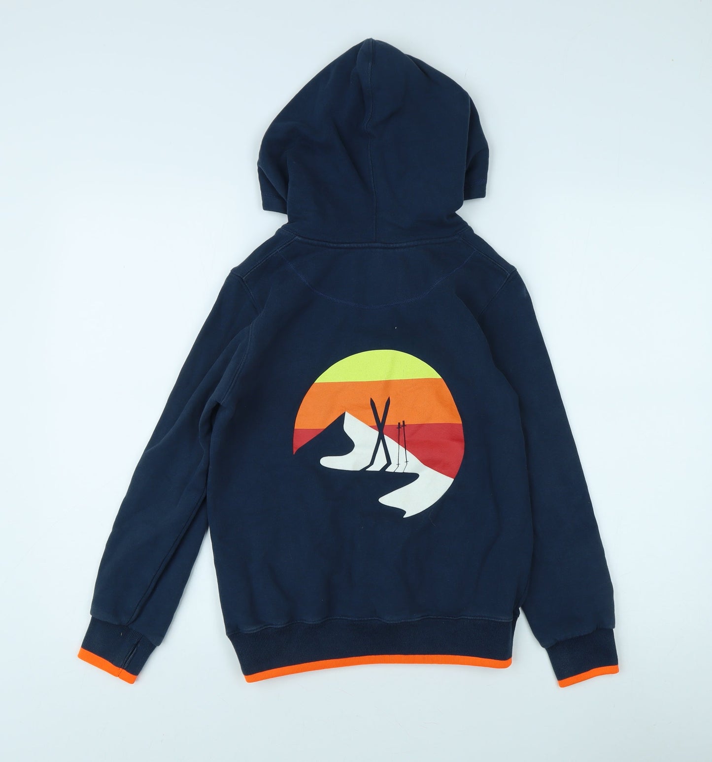 St. Bert's Boys Blue Ski Pullover Hoodie, Size 9-10 Years
