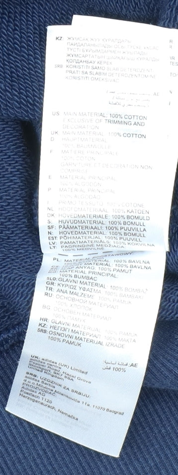 Adidas Blue Sweatshirt Unisex S