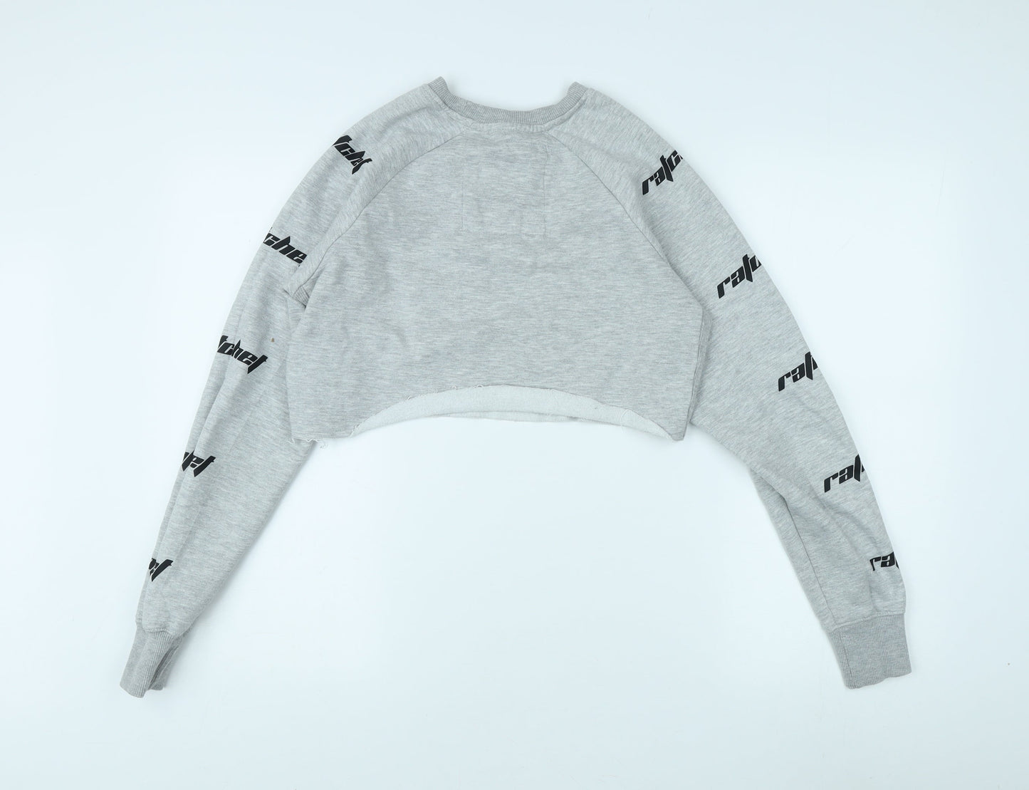 Ratchet Women's Grey Crop Sweatshirt Size S