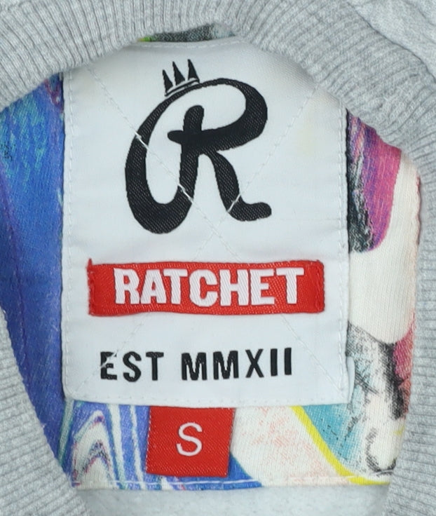 Ratchet Women's Grey Crop Sweatshirt Size S