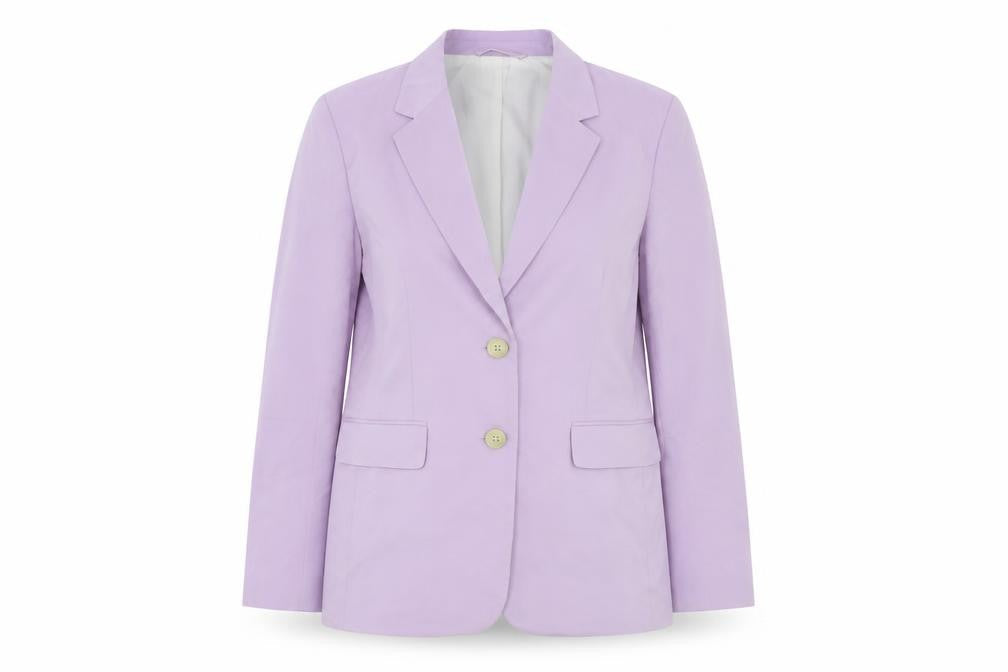 Womens UK Size S H&M Purple Basic Jacket