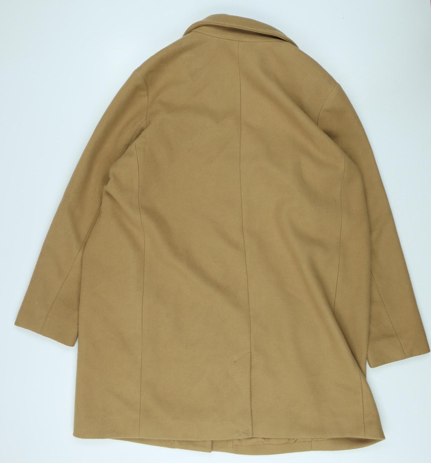 GAP Women's Beige Overcoat XL - Classic Style