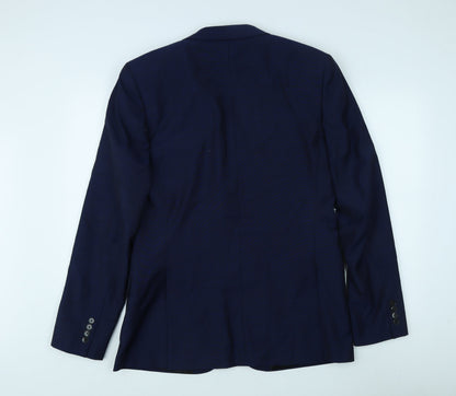 Mens UK Size 42 John Lewis  Blue Suit Jacket