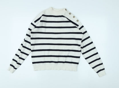Womens UK Size S Marks and Spencer Multicoloured Pullover Jumper