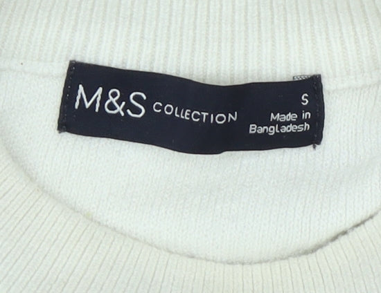 Womens UK Size S Marks and Spencer Multicoloured Pullover Jumper