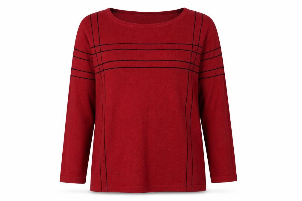 Womens UK Size 14 Marks and Spencer Red Basic Blouse