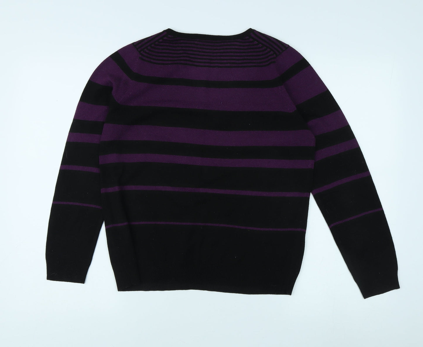 Womens UK Size 12 Marks and Spencer Purple Pullover Jumper