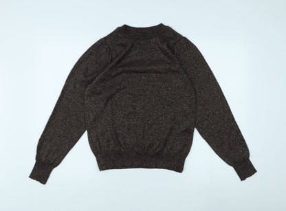 Womens UK Size S NEXT Brown Pullover Jumper