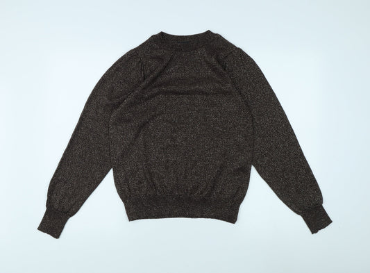 Womens UK Size S NEXT Brown Pullover Jumper