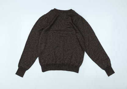 Womens UK Size S NEXT Brown Pullover Jumper