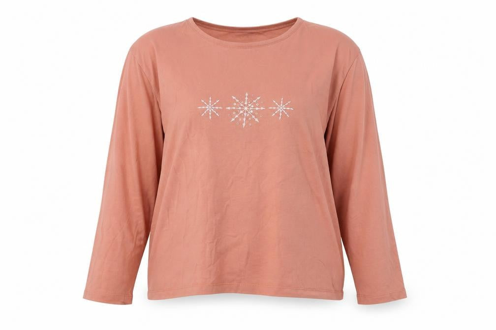 Womens UK Size L EWM Pink Basic T-Shirt