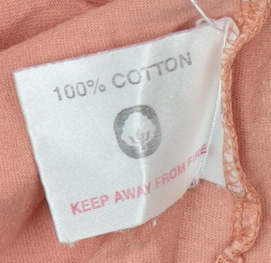 EWM Women's Pink Long Sleeve T-Shirt, Size L