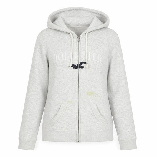 Womens UK Size XS Hollister Grey Basic Jacket