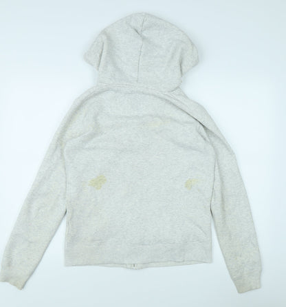 Womens UK Size XS Hollister Grey Basic Jacket