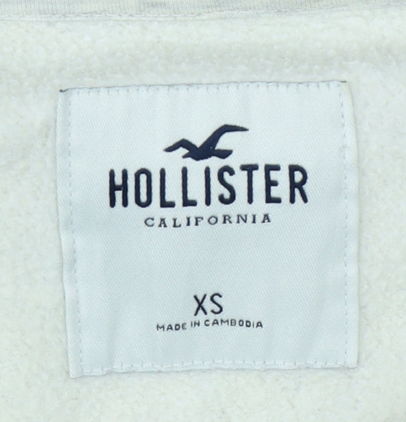 Womens UK Size XS Hollister Grey Basic Jacket