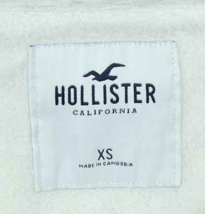 Womens UK Size XS Hollister Grey Basic Jacket