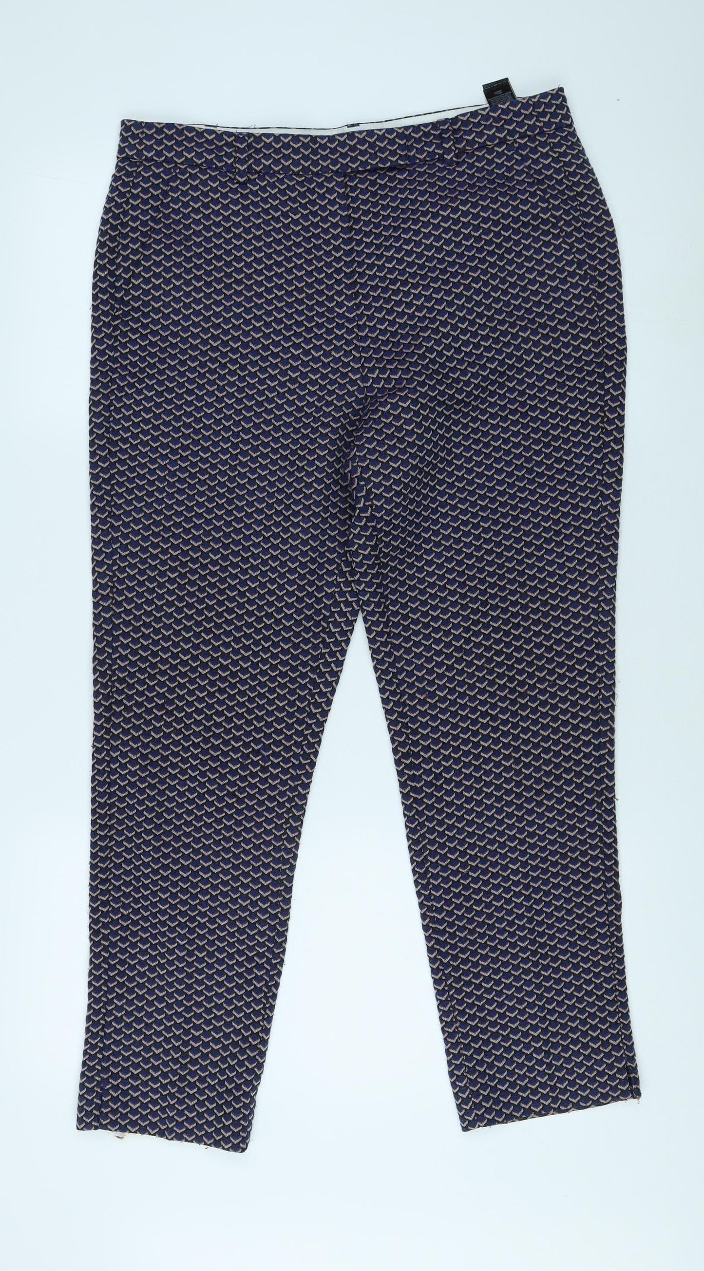 Womens UK Size 12 Slim Marks and Spencer Slim Fit  Multicoloured Trousers