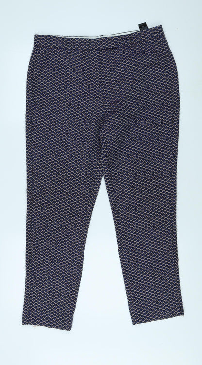 Womens UK Size 12 Slim Marks and Spencer Slim Fit  Multicoloured Trousers
