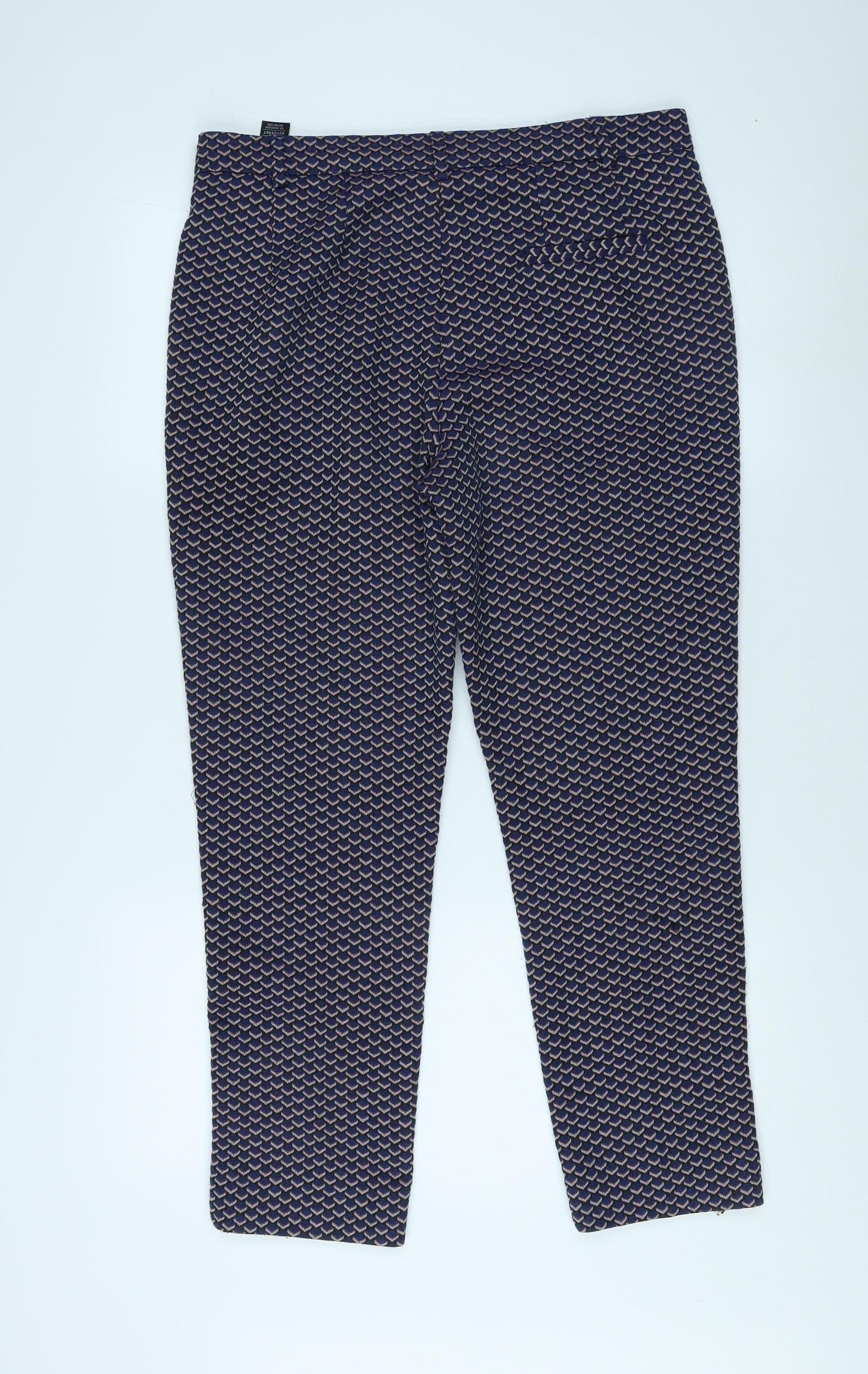 Womens UK Size 12 Slim Marks and Spencer Slim Fit  Multicoloured Trousers