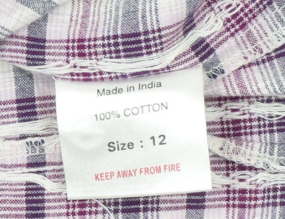 Womens UK Size 12 Store Twenty One Multicoloured Tunic Button-Up