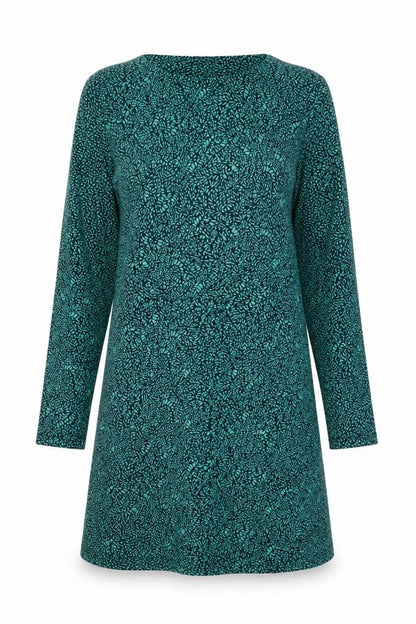 Lily & Me Women's Blue Floral Shift Dress, Size 12