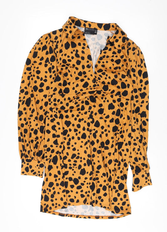 ASOS DESIGN Women's Multicoloured Animal Print Top