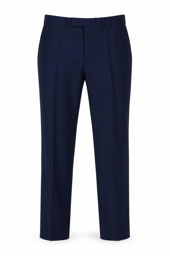 Mens UK Size 86 Marks and Spencer Tailored Fit Dress Pants Blue Trousers