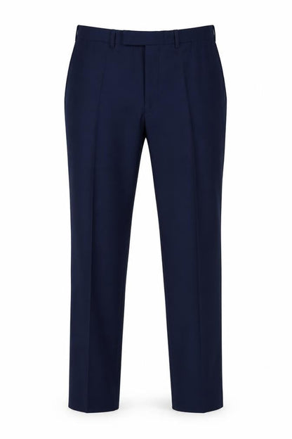 Mens UK Size 86 Marks and Spencer Tailored Fit Dress Pants Blue Trousers