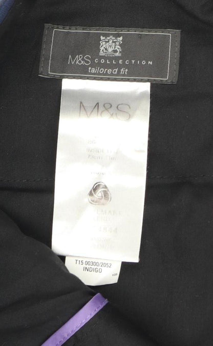 Marks and Spencer Men's Blue Dress Pants Size 86