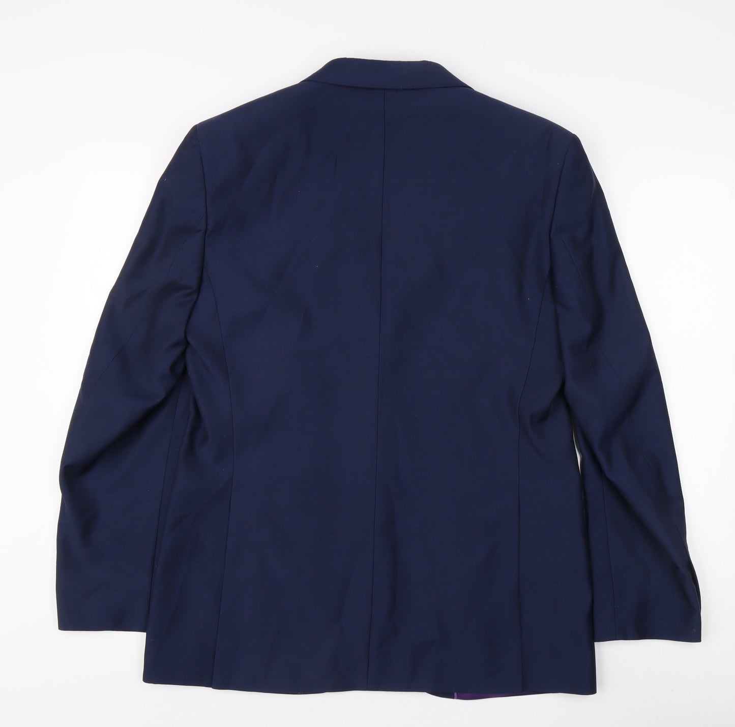 Mens UK Size 40 Marks and Spencer Regular Blue Suit Jacket