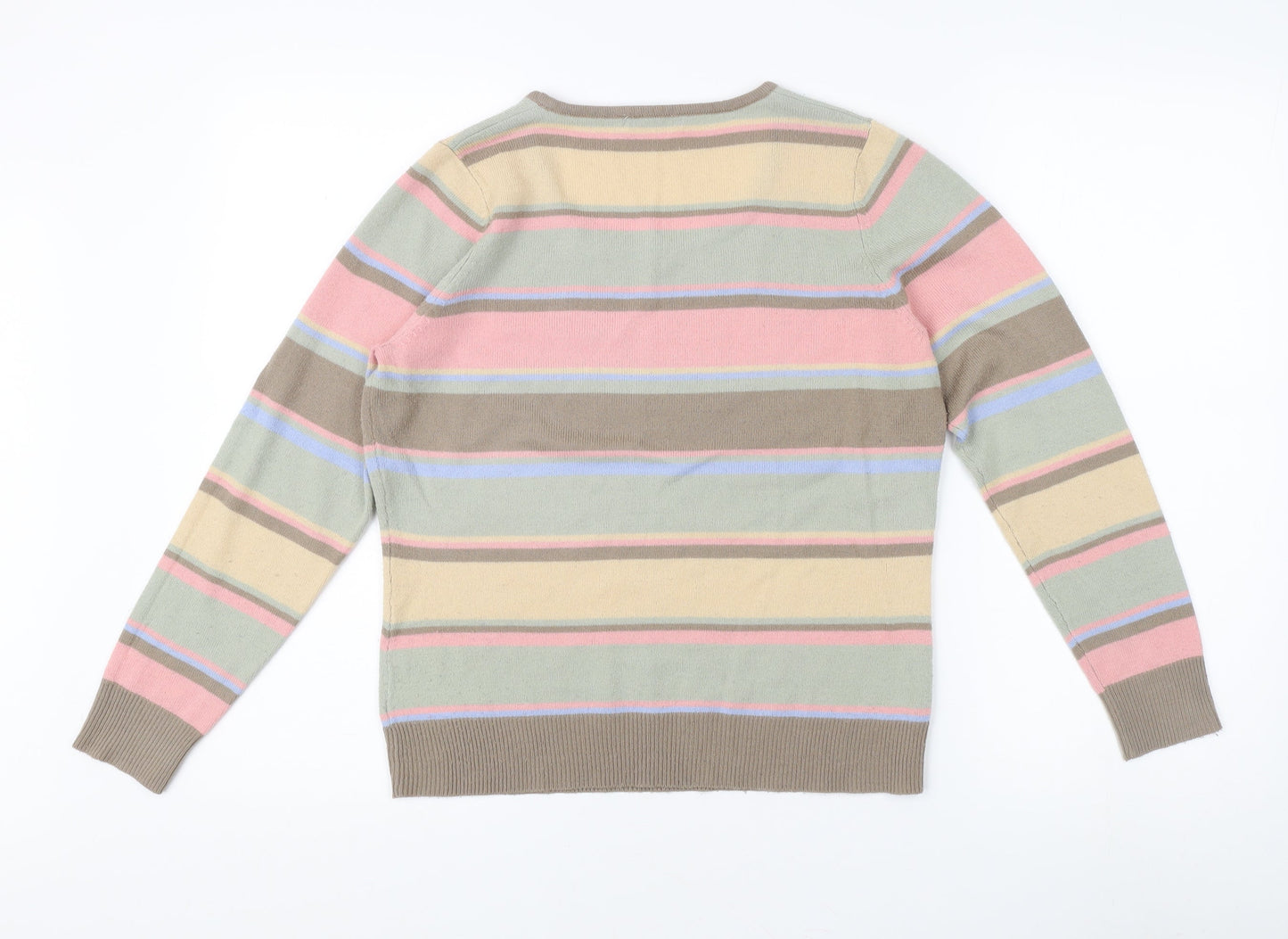 Womens UK Size 10/12 Damart Multicoloured Pullover Jumper