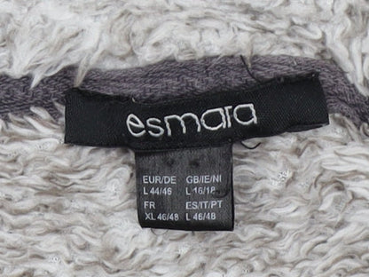 Unisex Adults UK Size L ESMARA Grey Basic Jacket