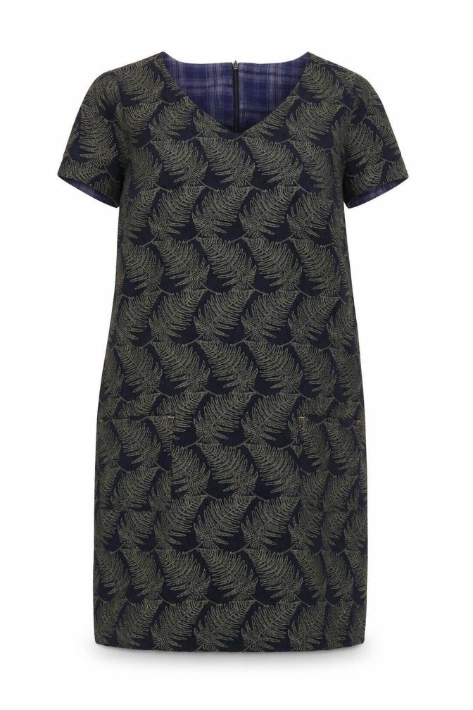 White Stuff Women's Black Floral Shift Dress Size 12