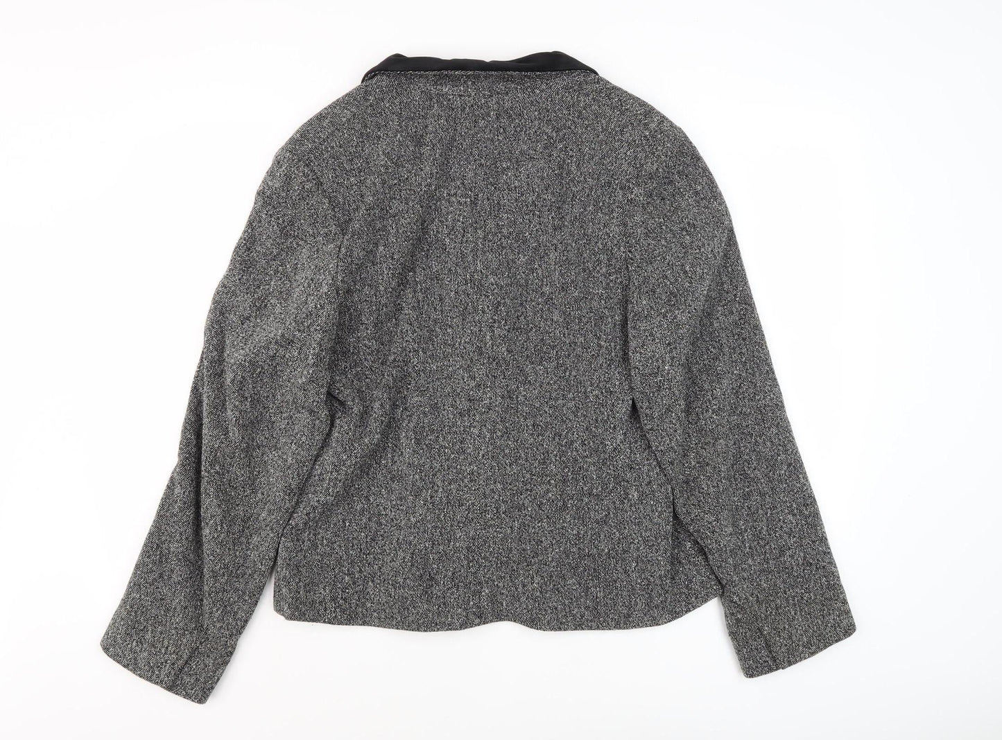 Alexon Women's Grey Tweed Blazer Size 12