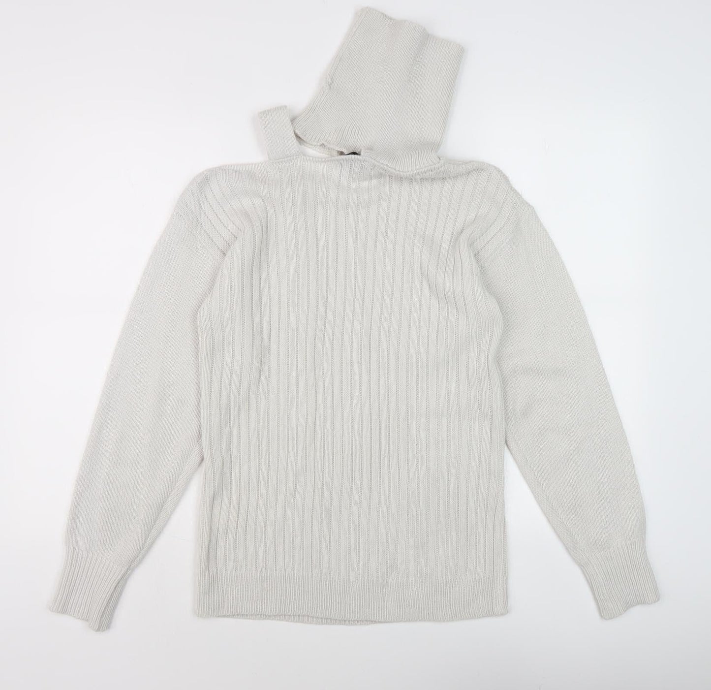 Womens UK Size S MissLook Ivory Pullover Jumper