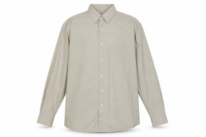Hugo Boss Men's Beige Long Sleeve Button-Up Shirt