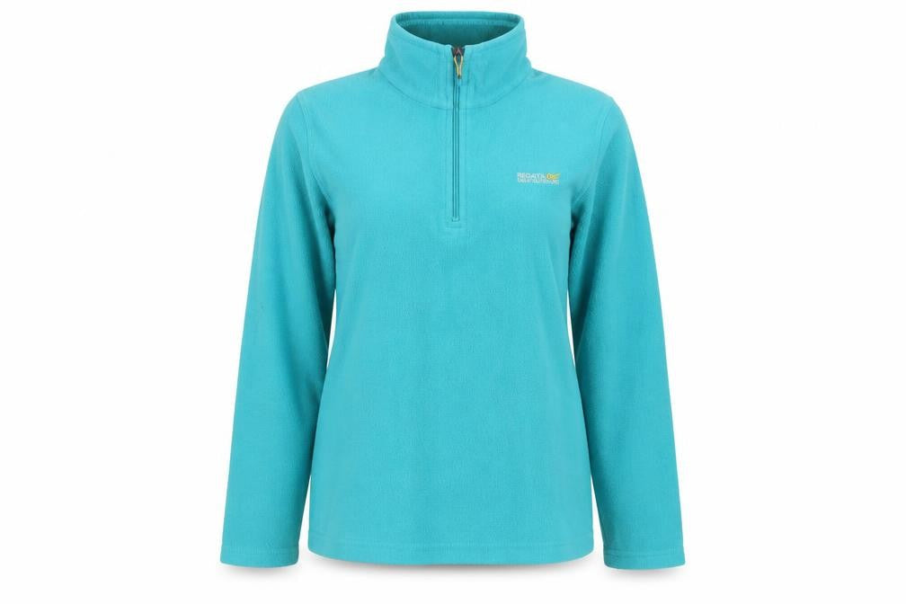 Womens UK Size 12 Regatta Blue Henley Sweatshirt