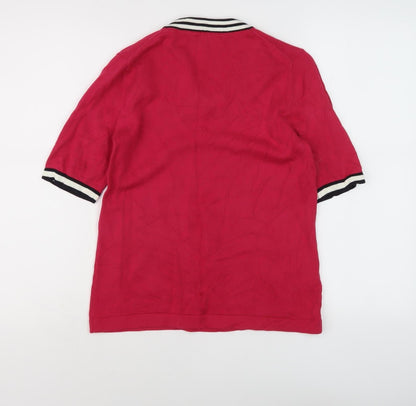 Viyella Women's Red Short Sleeve Petite Top