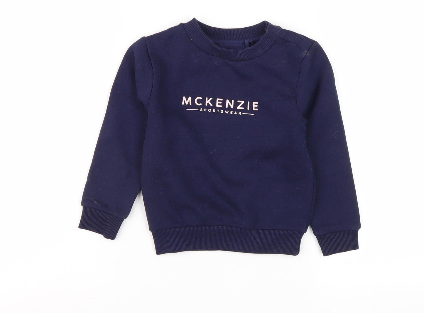 McKenzie Unisex Kids Blue Pullover Sweatshirt 3 Years