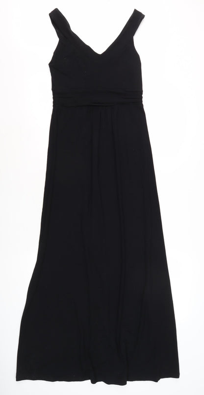 Boden Women's Long Black Sleeveless Formal Dress Size 10
