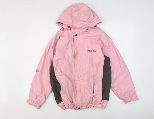 Womens UK Size 12 TOG 24 Pink Rain Coat