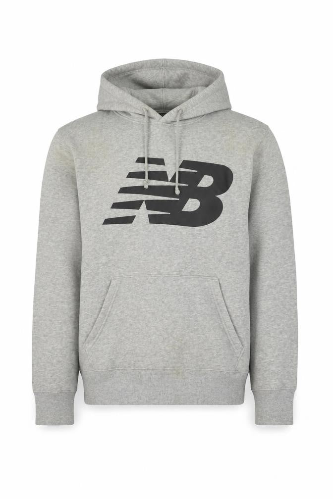 Mens UK Size S New Balance Grey Pullover Hoodie